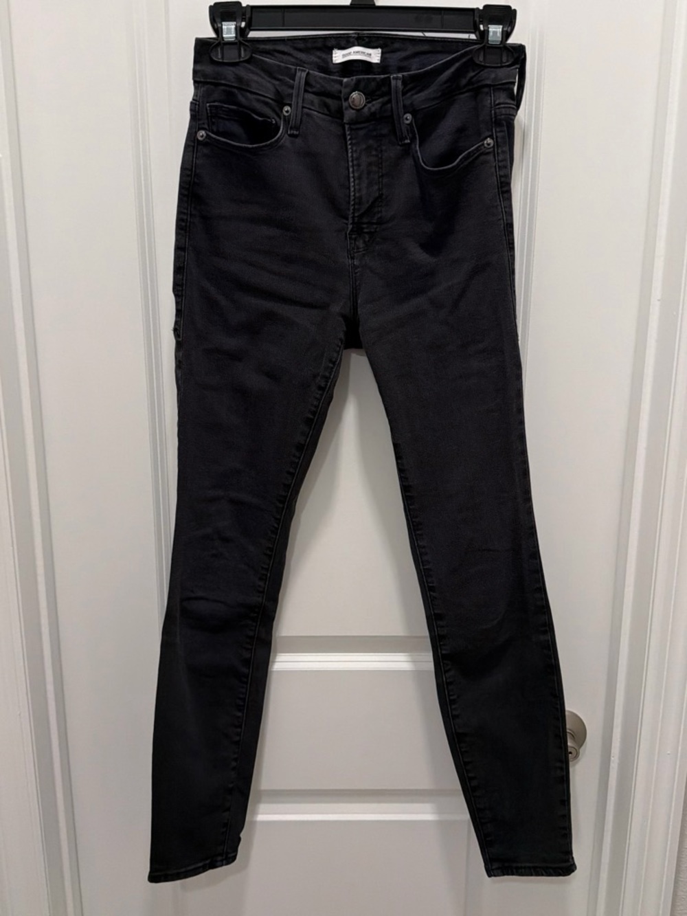 Good American Black Skinny Jeans